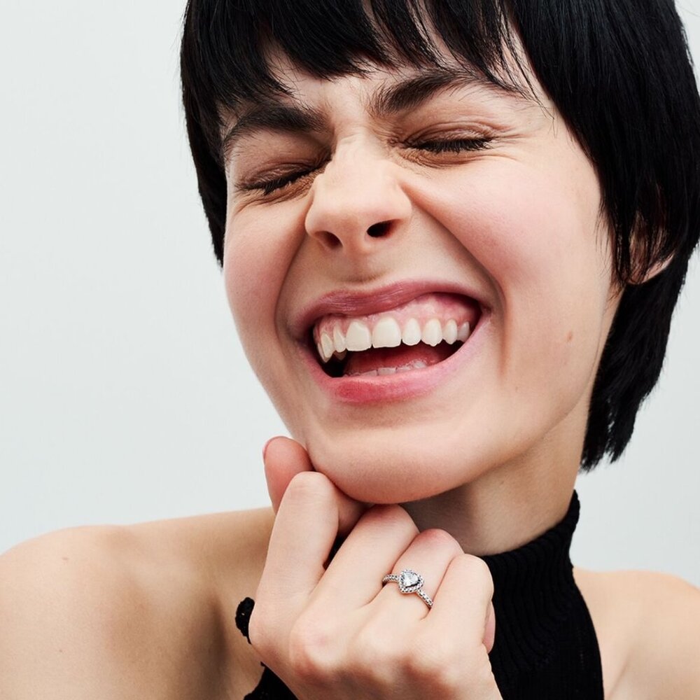 Pandora Elevated Heart Ring Size 6, 7 - Picture 5 of 5